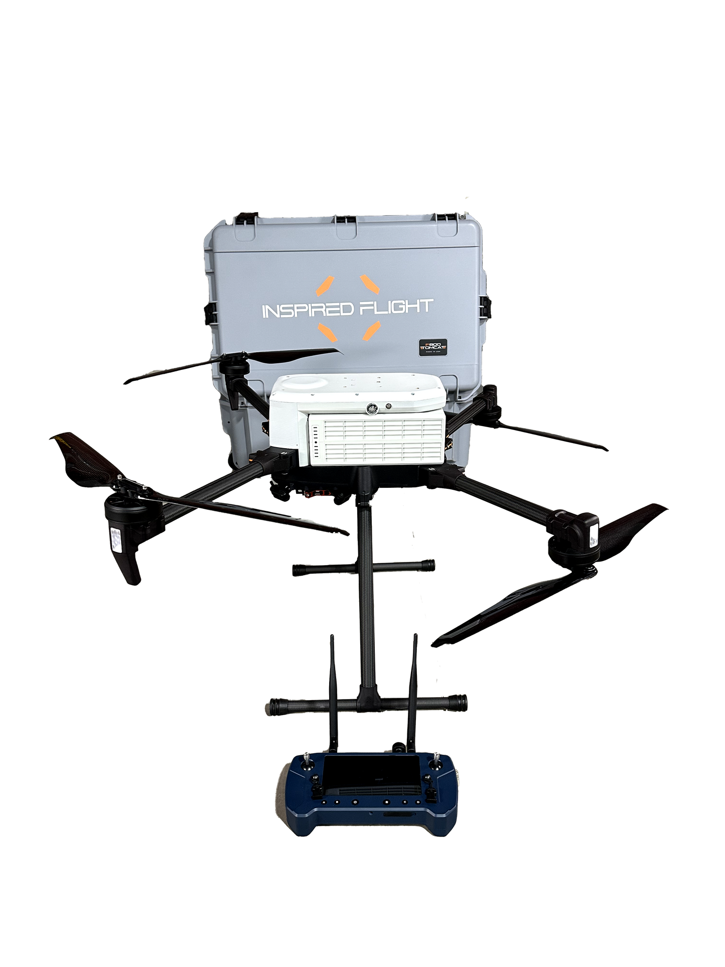 Inspired Flight IF800 Tomcat with Blue Herelink Ground Control Station