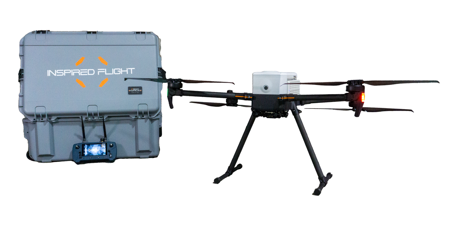 Inspired Flight IF800 Tomcat with Blue Herelink Ground Control Station