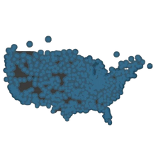 Load image into Gallery viewer, Point One Polaris RTK NTRIP Service Map
