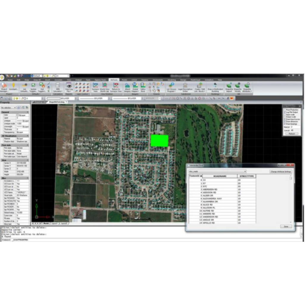 MicroSurvey CAD Application Layout 2