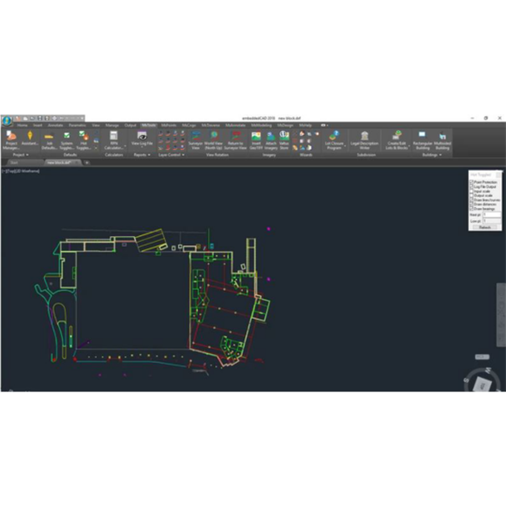MicroSurvey CAD Embedded Application Layout 2